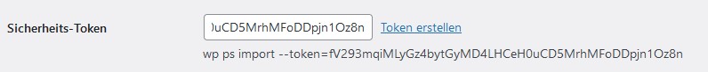 WP Import für Propstack wp-cli mit Token