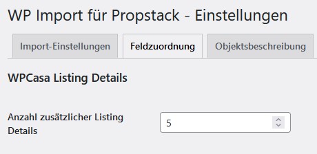 WP Import für Propstack zusätzliche Felder