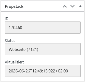 WP Import für Propstack Meta-Box Propstack